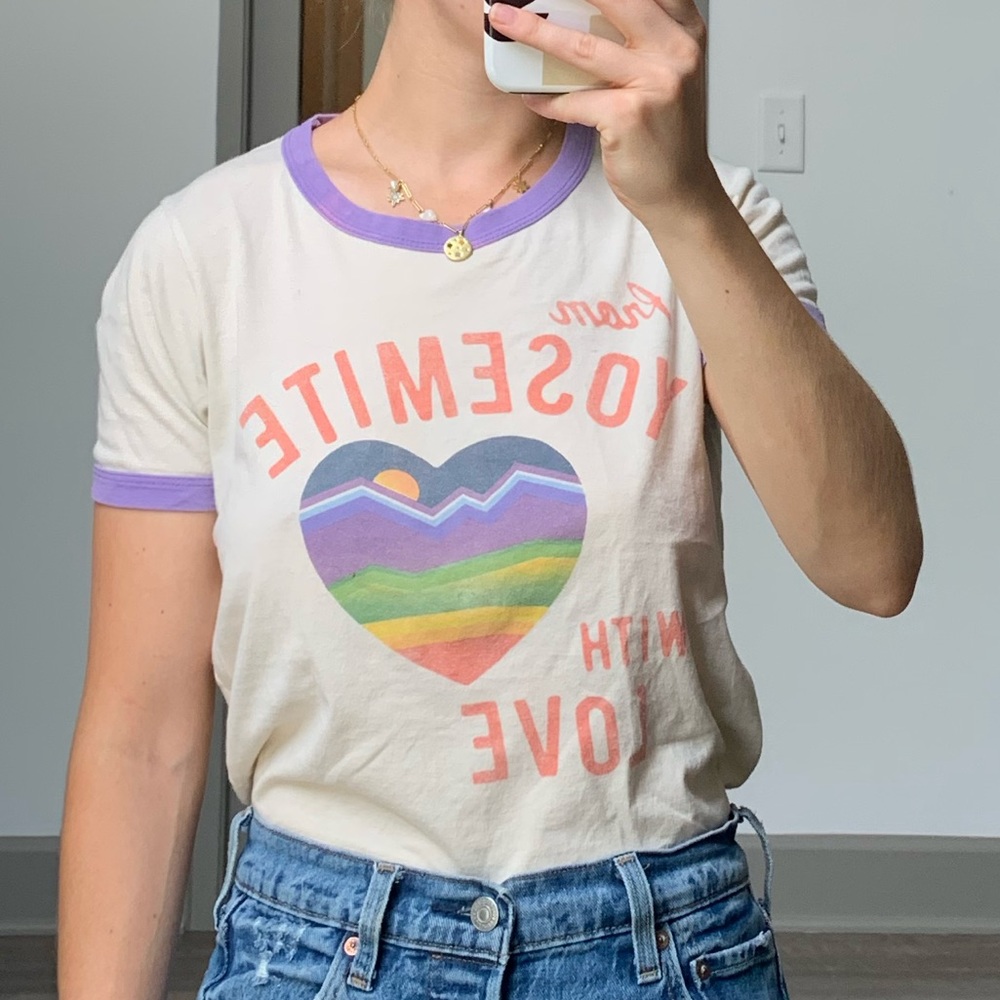Vintage Yosemite Graphic Ringer T-Shirt - Picture 3 of 10